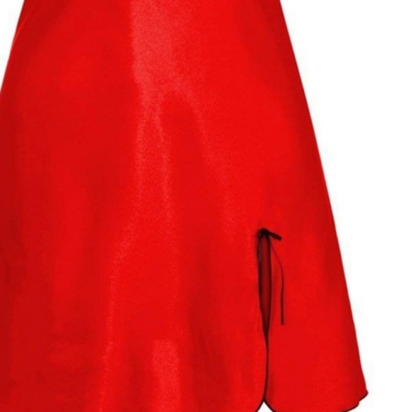 Satin Lace-Trim Mini Slip Dress (Lightweight) - Picture 3 of 4